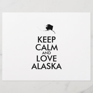 FLYER PERSONALIZÁVEL MANTER O CALM E O AMOR ALASKA