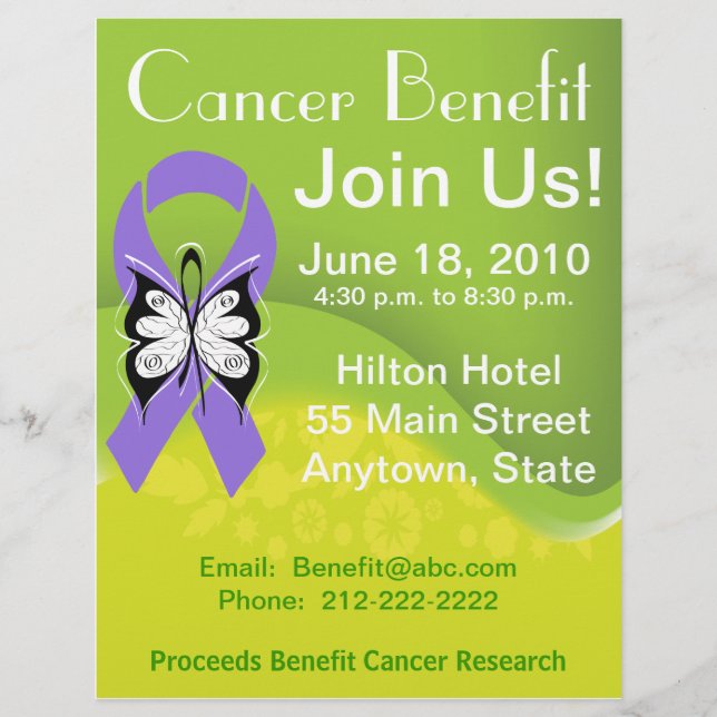 Flyer Personalize o benefício de financiamento do linfom (Frente)