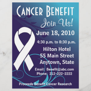 Flyer Personalize o benefício do cancer - insecto do