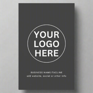 Flyer Personalize o logotipo da sua empresa, limpe o Cin
