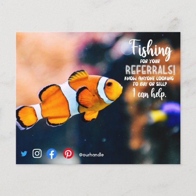 Flyer pesca para remessas de marketing imobiliário para  (Frente)