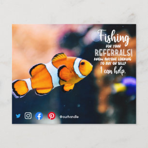 Flyer pesca para remessas de marketing imobiliário para 
