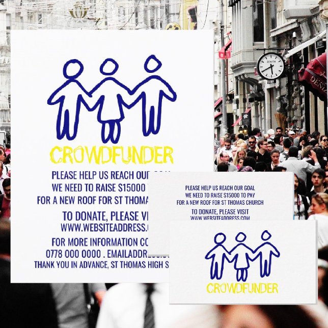 Flyer Pessoas Design, Crowdfunder, Crowdfunding (Criador carregado)