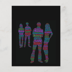 Flyer pessoas-falando-441462 percepção e realidade opini