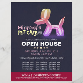 Flyer Pet Care Grooming Compra Pet Beaut Salon Open Hous