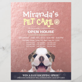 Flyer Pet Care Grooming Compra Pet Beaut Salon Open Hous