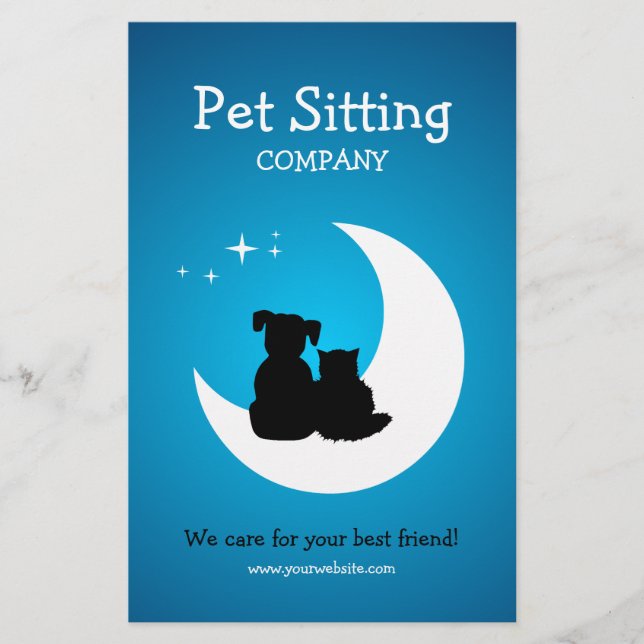 Flyer Pet Care / Pet Sitting / Animal Shelby (Frente)
