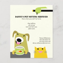 Flyer Pet Sitting Business