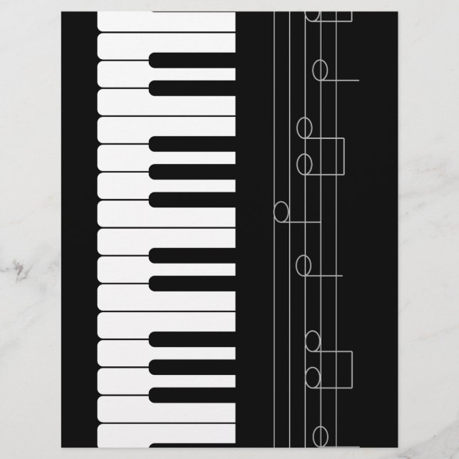Flyer Piano keyboard (Frente)