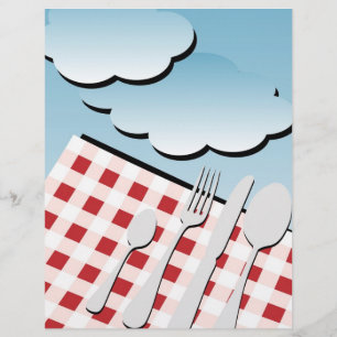 Flyer Picnic Backgroun