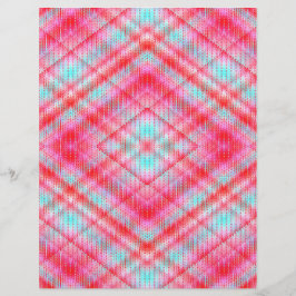 Flyer Pink Argyle Bulk Scrapbook Paper Pages