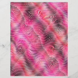 Flyer Pink Faux Snakeskin Bulk Scrapbook Paper Pages
