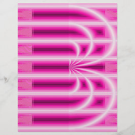 Flyer Pink Retro Cathedral Bulk Scrapbook Paper Pages