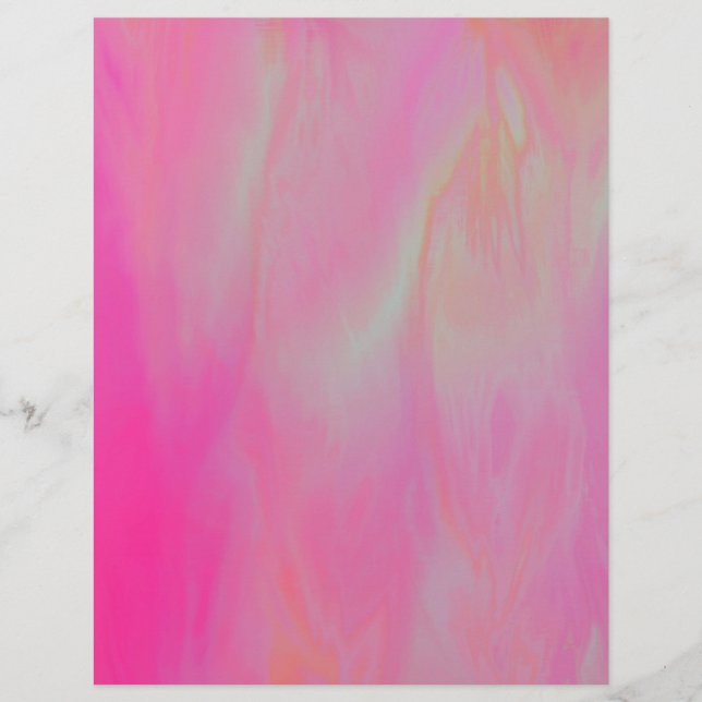 Flyer Pink Skies Bulk Scrapbook Paper Pages (Frente)