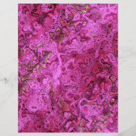 Flyer Pink Swirly Marble Bulk Scrapbook Paper Pages