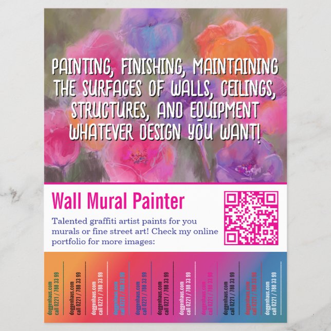 Flyer Pintor Desprender  (Frente)