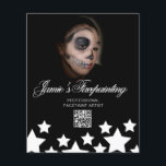 Flyer Pintor Facial Palhaço Aluguel de Festa Infantil<br><div class="desc">Placa de Negócios para Pintores Faciais</div>