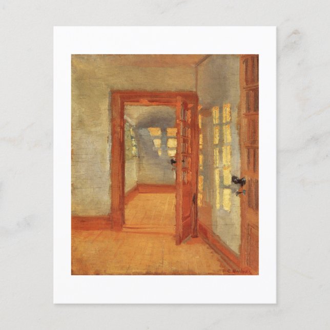 Flyer Pintura de porta aberta única e pequena (Frente)