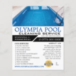 Flyer Piscina Cristal, Publicidade para Limpeza de Pisci<br><div class="desc">Piscina Cristal,  Serviço de Limpeza de Piscinas de Nadação Folheto Publicitário da Loja Cartão de visita.</div>