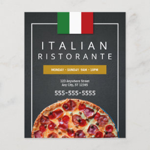Flyer Pizzeria Business
