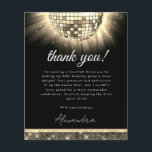 Flyer Placa de Bola de Disco de Festa de aniversário 60ª<br><div class="desc">Elevem a vossa gratidão com o nosso Dourado Cartões de agradecimentos de aniversário do 60º Disco Negro. Este cartão captura a essência da era da discoteca, acrescentando um toque de glamour retrô e nostalgia às suas expressões de apreço. Numa vibrante sombra de roxo, esse cartões de agradecimentos gera energia e...</div>