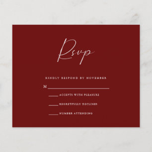 Flyer Placa RSVP de Bordo de Orçamento
