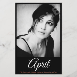 Flyer Placa Zed do Ator Comp do Modelo de Foto de 2 Lado