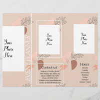 Planejador de Eventos Collage Earth Tone