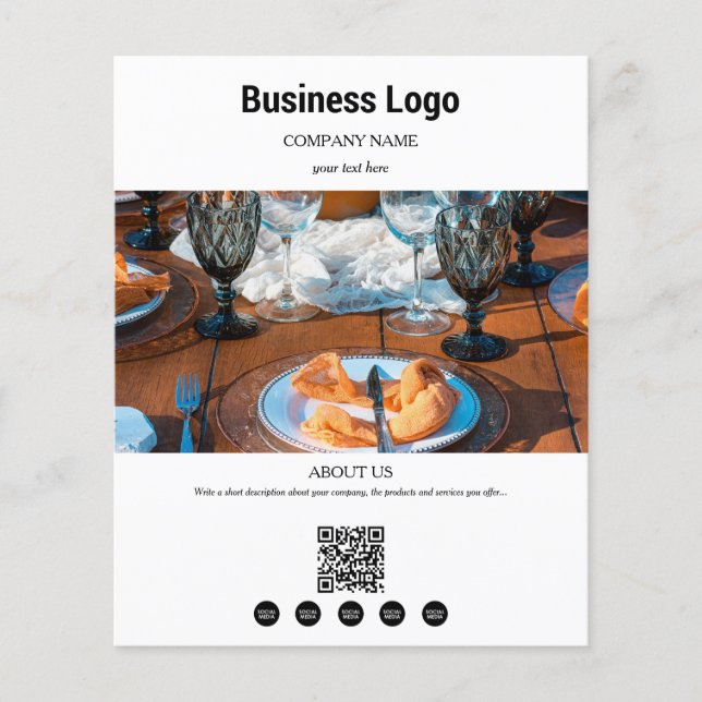 Flyer Planejamento de Eventos - Mídia Social do Promocio (Frente)