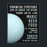 Flyer Planet Uranus, Planetarium Event Advertising<br><div class="desc">Planet Uranus,  Folhetos De Publicidade De Eventos Planetários Pela Loja De Cartão de visita.</div>