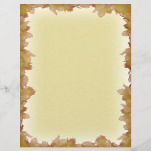 Flyer Plano de Fundo das Folhas de outono