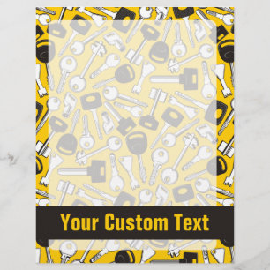 Flyer Plano de Fundo do Conjunto de Chaves