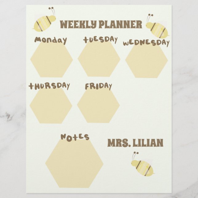 Flyer Plano de Lições do Estudo de Unidade de Planeament (Frente)