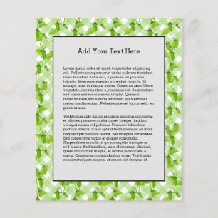 Flyer Plantas De Ervilha Verde Deixam Comidas Vegetais D