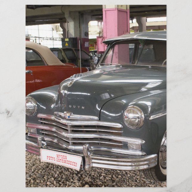 Flyer Plymouth Special De Luxe. Construído em 1949 (Frente)