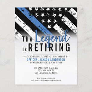 Flyer Polícia Orçamento Aposentadoria Linha Azul Fina Co