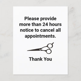 Flyer Política de cancelamento