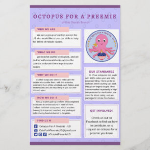 Flyer Polvo do insecto da informação para um Preemie