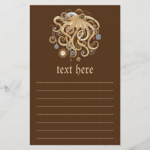Flyer Polvo Steampunk Retro Fantasia Mecânica