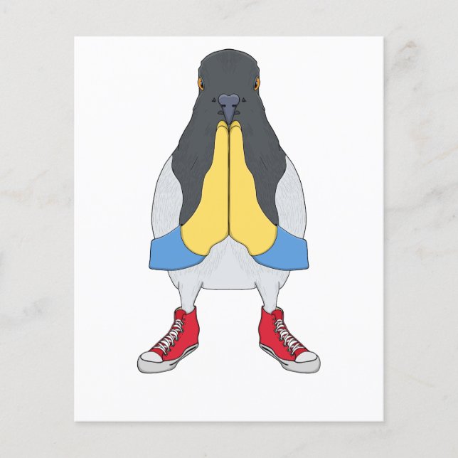 Flyer Pombo com Sapatos (Frente)