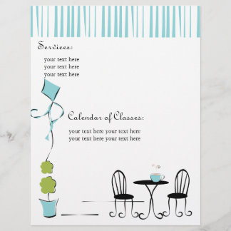 Flyer Porta Azul Suave bonito