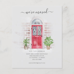 Flyer Porta Vermelha: Mudamos o Anúncio de Movimentação 