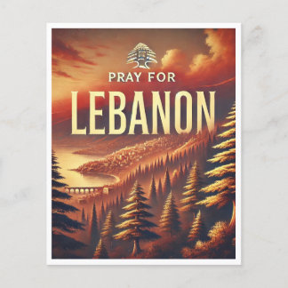 FLYER PRAY FOR LEBANON