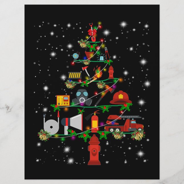 Flyer Presente do Bombeiro | Feliz Natal para os Bombeir (Frente)