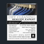 Flyer Pressed Suits, Dry Cleaners, Cleaning Advertising<br><div class="desc">Pressed Suits,  Dry Cleaners,  Cleaning Service Advertising Flyer by The Business Card Store.</div>