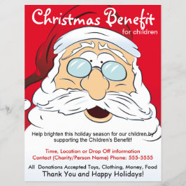 Flyer Prestação de Papai Noel para Menores