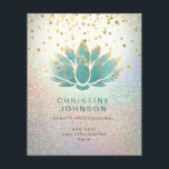 Flyer profissional de beleza de flor de lótus lacrimogên<br><div class="desc">lotus flyer</div>