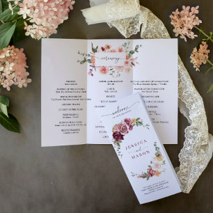 Flyer Programa Casamento de Boho do País Triplo