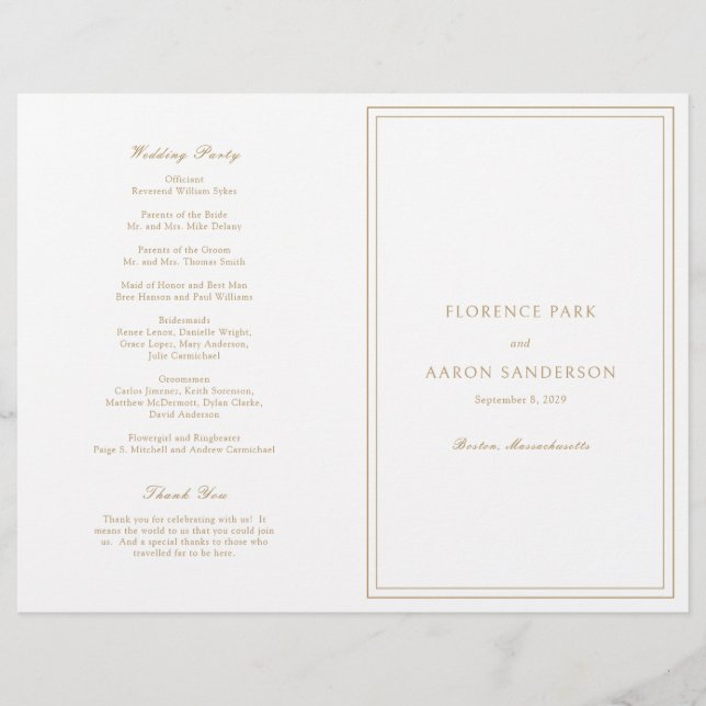 Flyer Programa de Casamento Católico Tradicional com Orç (Frente)