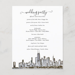 Flyer Programa de Casamento Skyline em Chicago